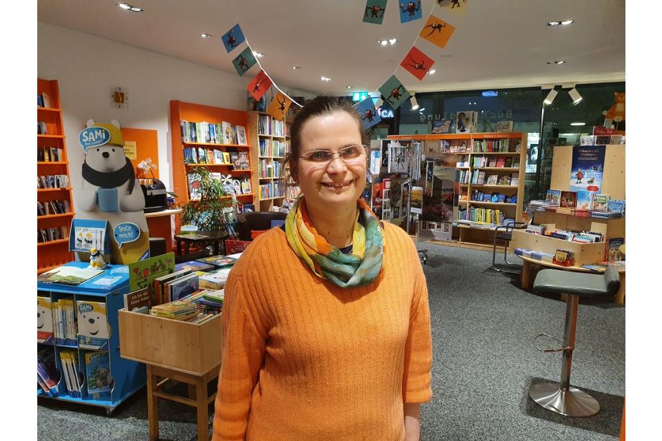 Brigitte Schütz: hat in der Buchhandlung Vogel gelernt und sie 2005 erfolgreich übernommen
