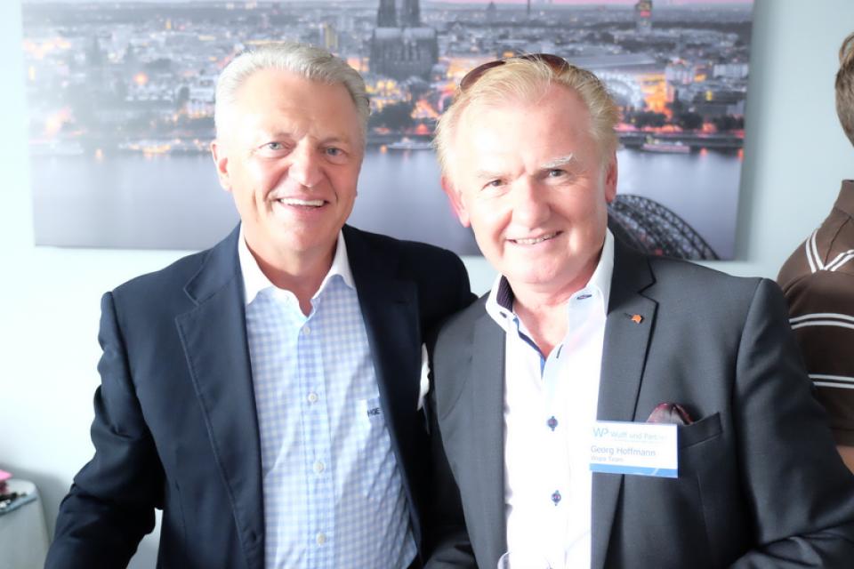 Georg Hoffmann (r.) mit seinem neuen Vermieter
