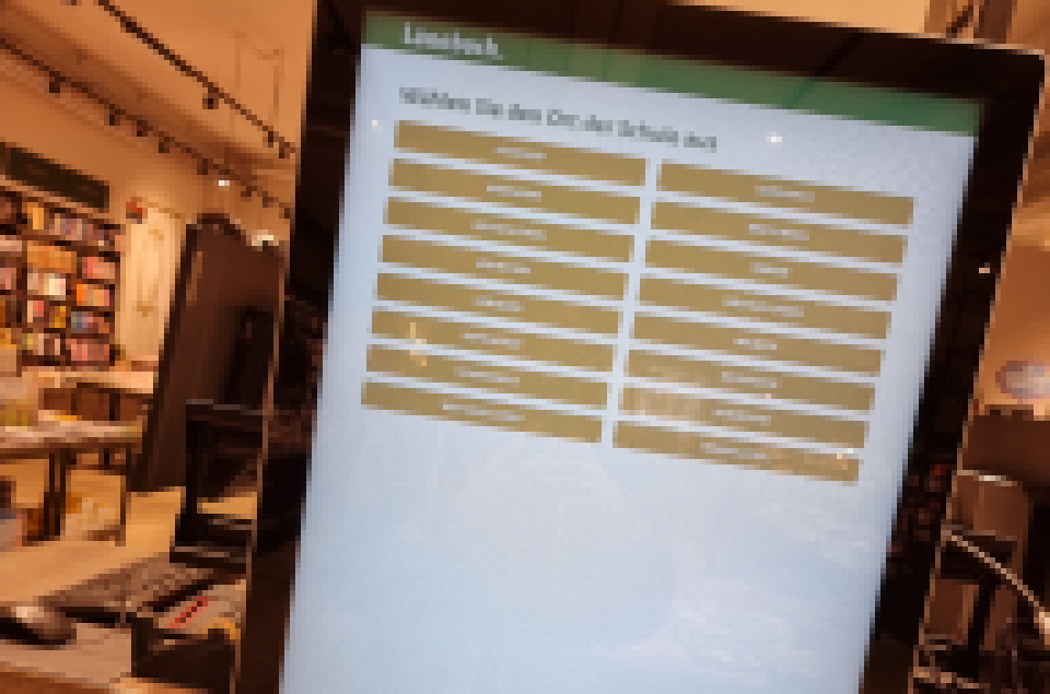 Lünebuch: Mit dem Klick im Laden auf den Ort fängt alles an, dann wird es intuitiv. (Foto: Lünebuch)