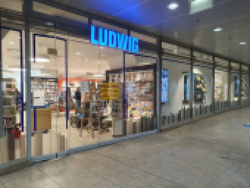 Neue Filiale von Ludwig am Abend vor der Eröffnung